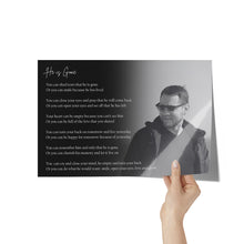 Load image into Gallery viewer, He is Gone, Grief Loss Gift, Poem for Loss of Loved One