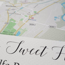 Load image into Gallery viewer, National Parks Map, Custom Map of City, Personalized Home Map Print, Our First Home