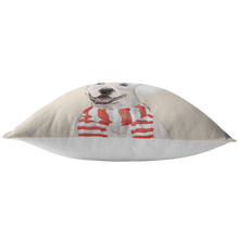 Load image into Gallery viewer, Staffordshire Bull Terrier Christmas Pillow | Staffie Owner Gift | Pit Bull Lovers | Rescue Shelter Dog