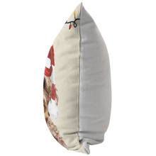 Load image into Gallery viewer, Cockapoo Christmas Pillow | Christmas Gift for Brown Cockapoo Owners | Custom Dog Pillow