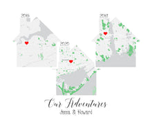 Load image into Gallery viewer, Our First Home, Custom Map Print, New Homeowner Gift Idea, Realtor Closing Gift