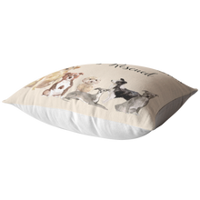Load image into Gallery viewer, Rescue Dog Gift | Christmas Pillow for Dog Lovers | Adopt Don't Shop Decor