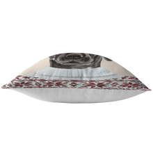 Load image into Gallery viewer, Black Lab Holiday Decor | Christmas Throw Pillow | Labrador Retriever Home Decor for the Holidays