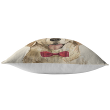 Load image into Gallery viewer, Golden Retriever Portrait Pillow