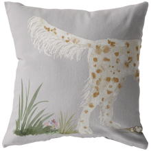 Load image into Gallery viewer, Orange and White English Setter Gift | Unique Pet Pillows | Gun Dog Decor | Dog Portrait