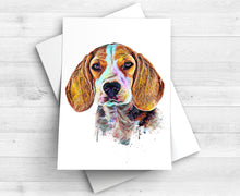 Load image into Gallery viewer, Pop Art Dog Portrait, Custom Dog Painting from Photo, Pet Memorial Gift