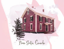 Load image into Gallery viewer, Home Portrait Print, Patriotic Print 4th July Gift idea, July 4th Decorating Home Decor, Housewarming Present, Realtor Closing Gift