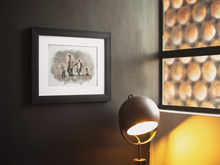 Load image into Gallery viewer, Custom Family Portrait Print | Watercolor Painting of your Family | Family Illustration