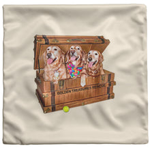 Load image into Gallery viewer, Golden Retriever Christmas Pillow for Golden Treasures Rescue