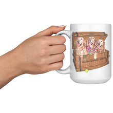Load image into Gallery viewer, Golden Retriever Gift 15oz Mug for Golden Treasures Rescue