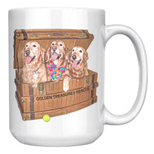 Load image into Gallery viewer, Golden Retriever Gift 15oz Mug for Golden Treasures Rescue
