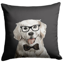 Load image into Gallery viewer, Golden Retriever Gifts, Grey Throw Pillow, for Golden Treasures Rescue