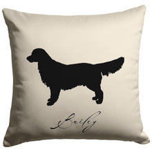 Load image into Gallery viewer, Golden Retriever Silhouette Pillow for Golden Treasures Rescue