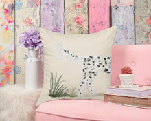 Load image into Gallery viewer, Llewellin Setter Pillow, Black and White English Setter, Setter Owners Gift | Gun Dog Art