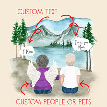 Load image into Gallery viewer, Mother Sympathy Gift, Loss of Mother Gift, Mother in Heaven Angel Wings