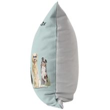 Load image into Gallery viewer, Summer Dog Pillow | Dogs with Sunglasses | Pet Throw Pillow | Gift for Pet Lovers | Pet Loss Gift