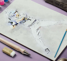 Load image into Gallery viewer, Sport Portrait Print Lacrosse, Family Baseball Art, 2021 University Sport Team Portrait, Dorm Art, Teenager Wall Art