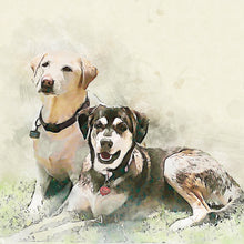Load image into Gallery viewer, Custom Pet Portrait for the Golden Treasures Rescue