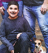 Load image into Gallery viewer, Custom Family Portrait Print | Watercolor Painting of your Family | Family Illustration