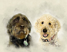 Load image into Gallery viewer, Custom Pet Portrait for the Golden Treasures Rescue