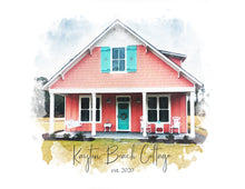 Load image into Gallery viewer, Home Portrait Custom Digital File to Print at Home | Moving Home Cards | 1st Home Gift