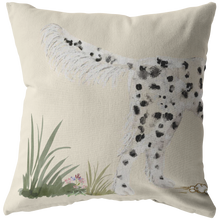 Load image into Gallery viewer, Llewellin Setter Pillow, Black and White English Setter, Setter Owners Gift | Gun Dog Art