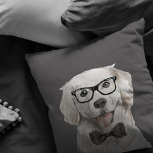 Load image into Gallery viewer, Golden Retriever Watercolor Throw Pillow