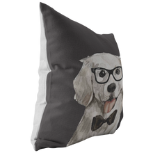 Load image into Gallery viewer, Golden Retriever Watercolor Throw Pillow