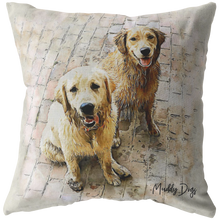 Load image into Gallery viewer, Custom Pet Portrait Pillow, Gift for Pet Owners, Pet Pillow from Photo