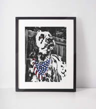 Load image into Gallery viewer, Pet Portrait Sketch, Portrait of your Dog or Cat, Pet Memorial Gift, Custom Portrait from Photo, Cross hatch Pen Portrait