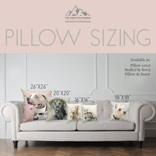 Load image into Gallery viewer, Llewellin Setter Pillow, Black and White English Setter, Setter Owners Gift | Gun Dog Art