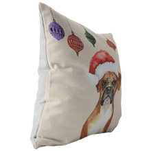 Load image into Gallery viewer, Boxer Dog Christmas Pillow | Dog Lovers Gift | Christmas Gift for Her
