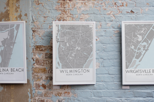 Custom City or Town Map | Map of My Home Town | Christmas Gift for New Homeowner | 1st Anniversary Gift