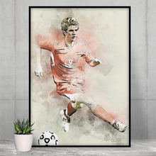 Load image into Gallery viewer, Sport Portrait Print Lacrosse, Family Baseball Art, 2021 University Sport Team Portrait, Dorm Art, Teenager Wall Art