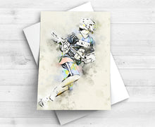 Load image into Gallery viewer, Sport Portrait Print Lacrosse, Family Baseball Art, 2021 University Sport Team Portrait, Dorm Art, Teenager Wall Art