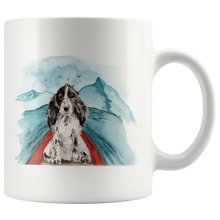 Load image into Gallery viewer, Custom Adventure Dog Mug | Gift for Dog Owner | Mountain Dog | Outdoor Dog Lovers Present | Pet Memorial Gift