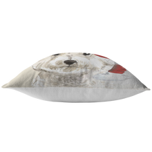 Load image into Gallery viewer, Bichon Frise Christmas Pillow