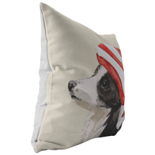 Load image into Gallery viewer, Collie Christmas Pillow | Sheep Dog Throw Pillow for the Holidays