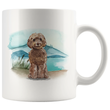 Load image into Gallery viewer, Custom Adventure Dog Mug | Gift for Dog Owner | Mountain Dog | Outdoor Dog Lovers Present | Pet Memorial Gift