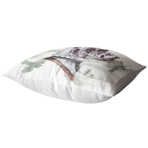 Great Dane Throw Pillow | Watercolor Cushion Pet Decor | Large Breed pet Lovers Gift