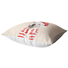 Load image into Gallery viewer, Staffordshire Bull Terrier Christmas Pillow | Staffie Owner Gift | Pit Bull Lovers | Rescue Shelter Dog
