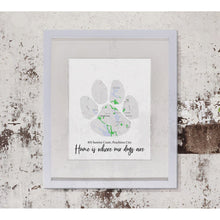 Load image into Gallery viewer, Dog Paw Print Map Art
