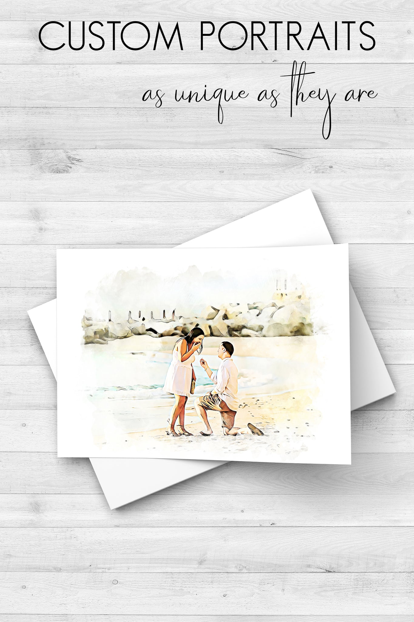 Engagement Gifts, Couple Portrait, Personalized gift for Family, New H –  The Creative Pioneer