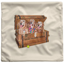 Load image into Gallery viewer, Golden Retriever Christmas Pillow for Golden Treasures Rescue
