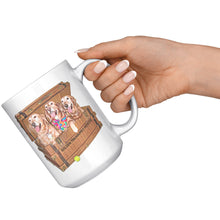 Load image into Gallery viewer, Golden Retriever Gift 15oz Mug for Golden Treasures Rescue
