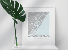 Load image into Gallery viewer, Custom City or Town Map | Map of My Home Town | Christmas Gift for New Homeowner | 1st Anniversary Gift
