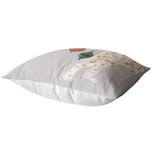 English Setter Christmas Gift | Unique Pet Pillows | Orange and White Setter Gun Dog Pillow | Holiday Decor Keepsake