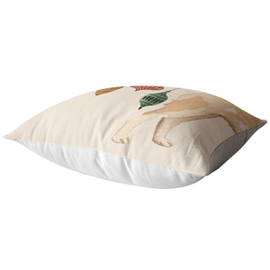 Labrador Christmas Pillow | Holiday Dog Decor | Xmas Gift for Lab lovers