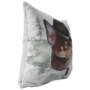 Chihuahua Pillow | Vintage Dog Decor | Chi Lovers Gift