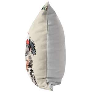 Australian Shepherd Gifts, Christmas Dog Throw Pillow, Aussie Shepherd Owner Gift for Christmas